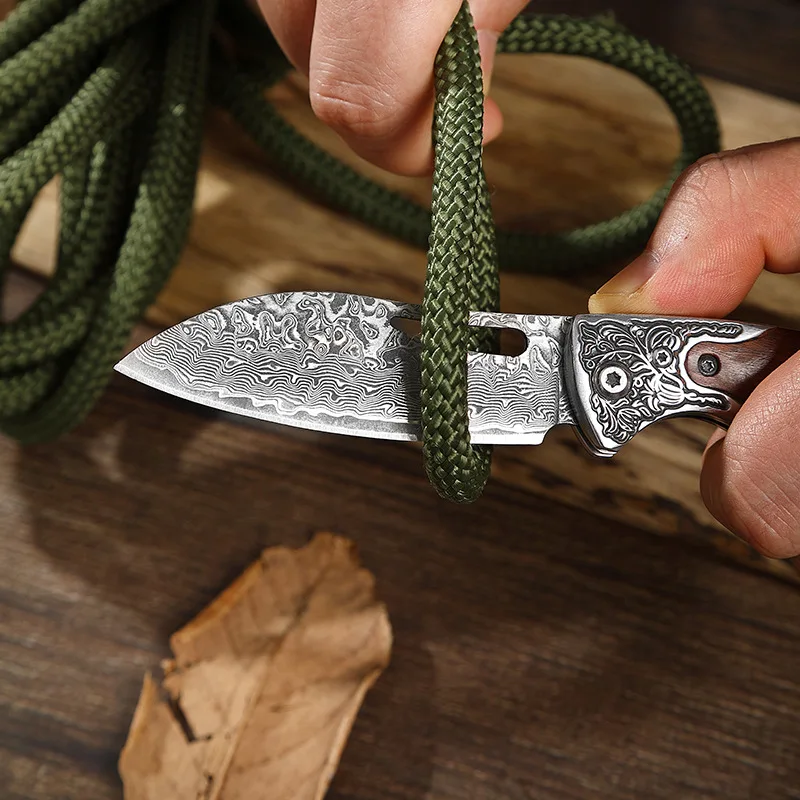 

Damascus Knives Folding Knife Cleaver Meat Vegetable Slicing Fish Kitchen Knives Chef Cooking Meat Butcher Boning Folding Knives