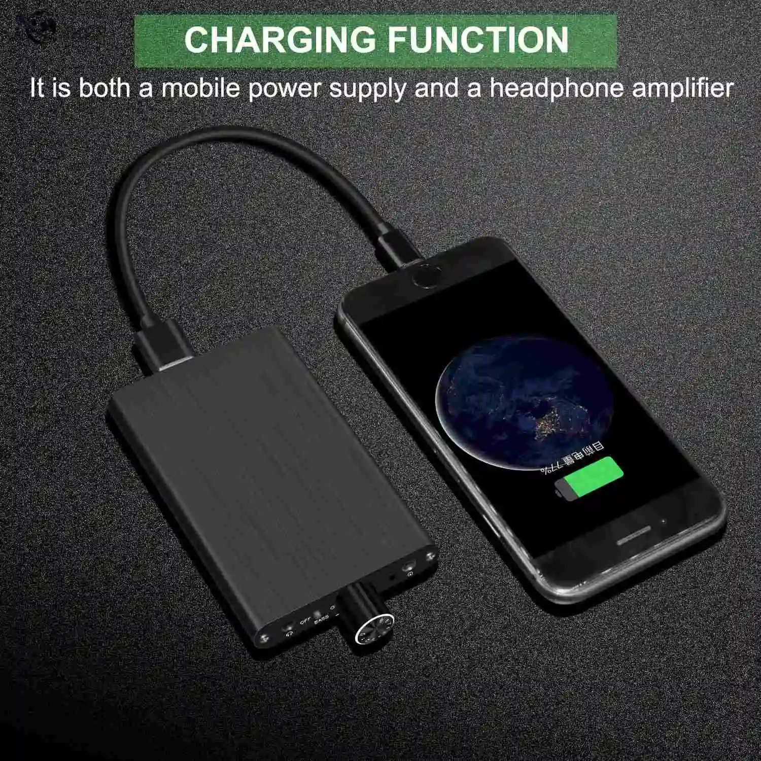 Aoshen PRO Portable Power Bank Supported Hi-Fi Mini Audio Amplifier Headphone Amplifiers