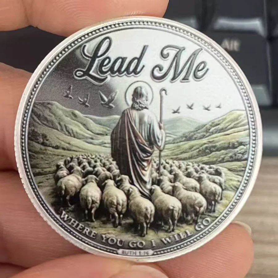 The Good Shepherd Jesus Souvenir Coin Collection Christian Coin