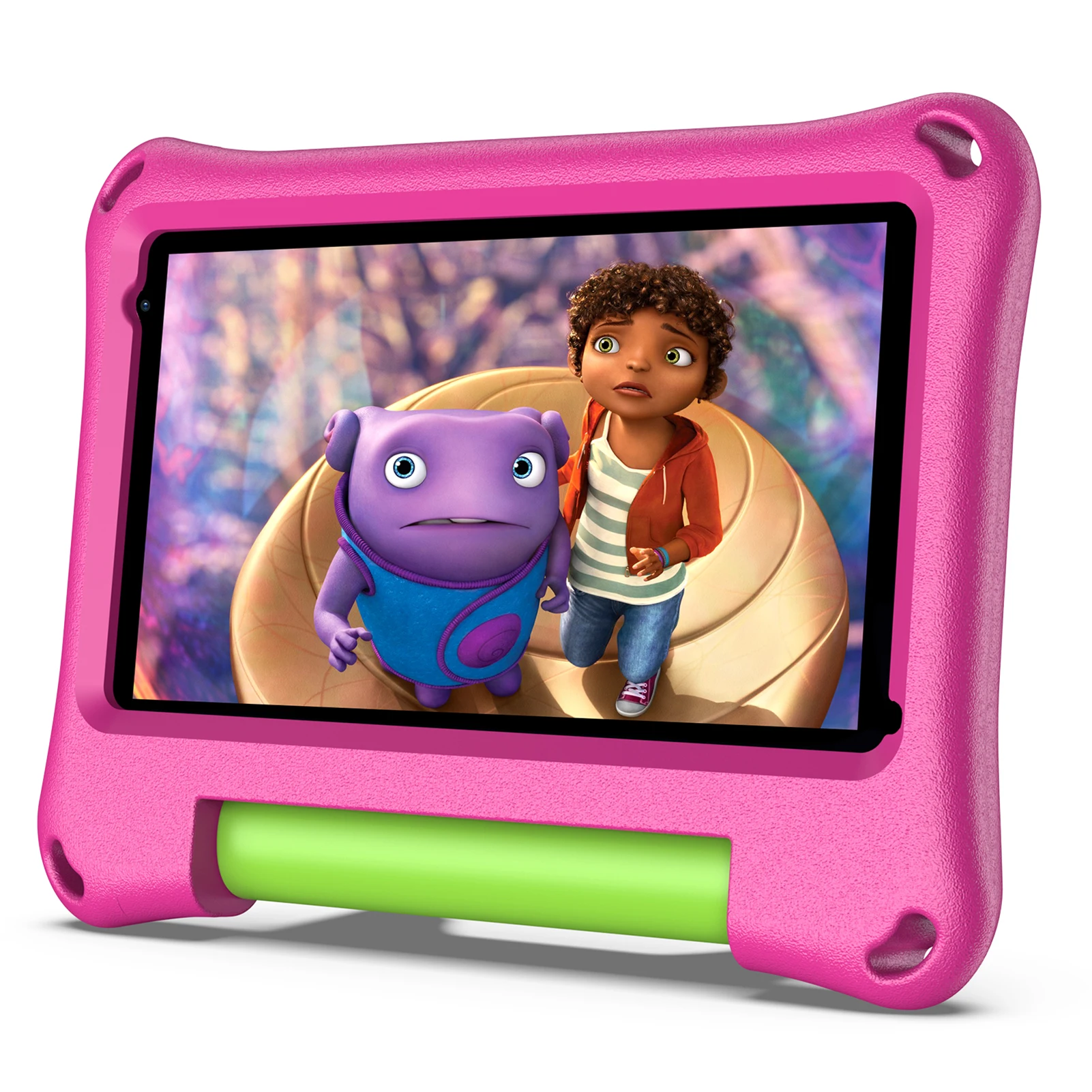 Tablette pour enfants Tablette de 7 pouces pour les tout-petits, système d'exploitation Android avec 2 Go de RAM et 32 Go de stockage, avec WiFi, double caméra, mode sécurité enfant