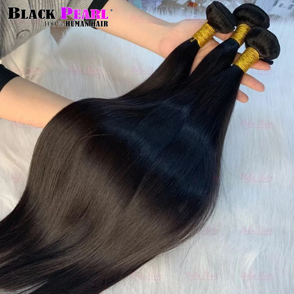 12A fasci di capelli umani originali brasiliani Remy Hair Weave Bone fasci di capelli umani lisci fasci da 30 pollici estensioni dei capelli