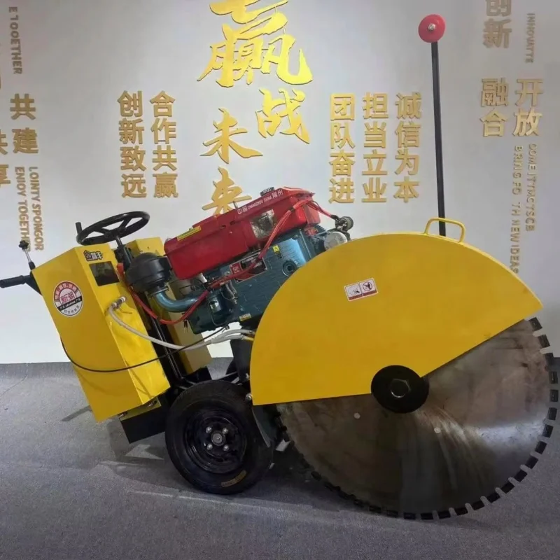 Manufacturer  Cutting Machine for Road Surface Asphalt and Concrete Grooving Machines Cutter 500 Mm 800Mm Blades Track