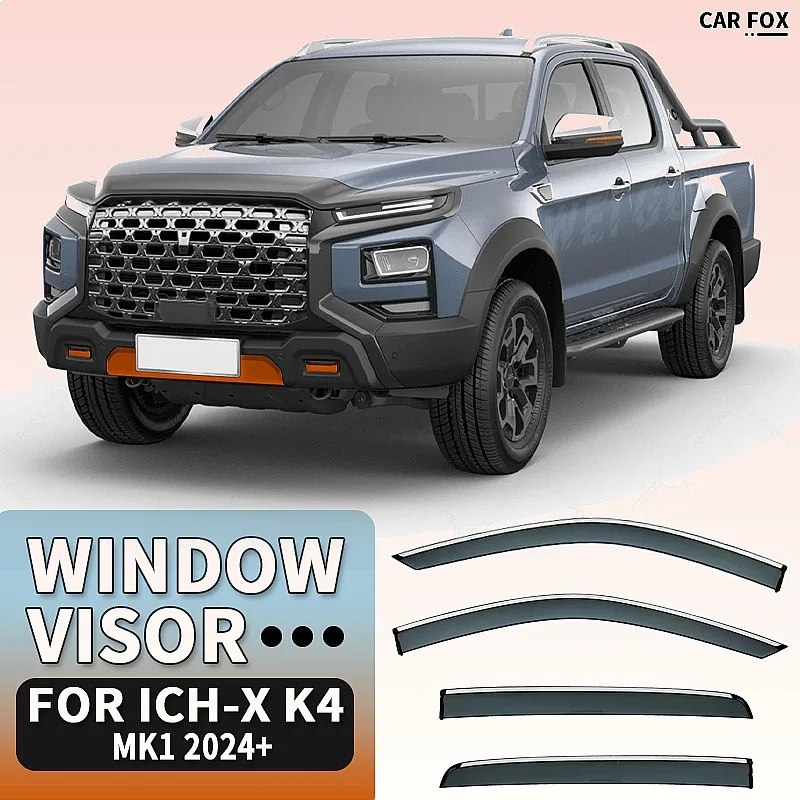 

For ICH-X K4 2024+ Car Window Visor Rain Guard Side Windshield Awning Shade Auto Accessories Styling