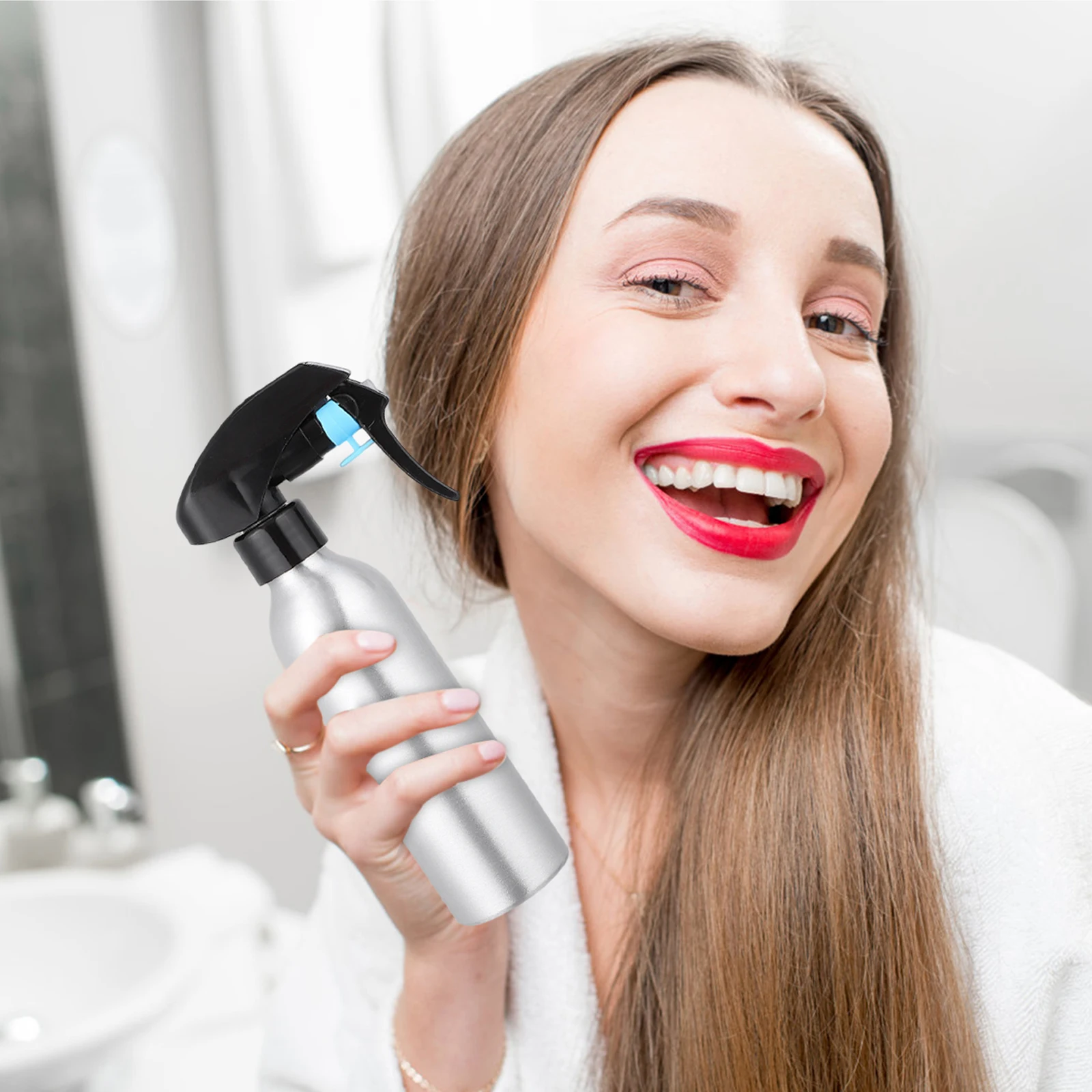 

Portable Bottles Small Plastic Misting Spray Bottle Empty Travel Lotion Containers Lightweight Aluminum For Makeup