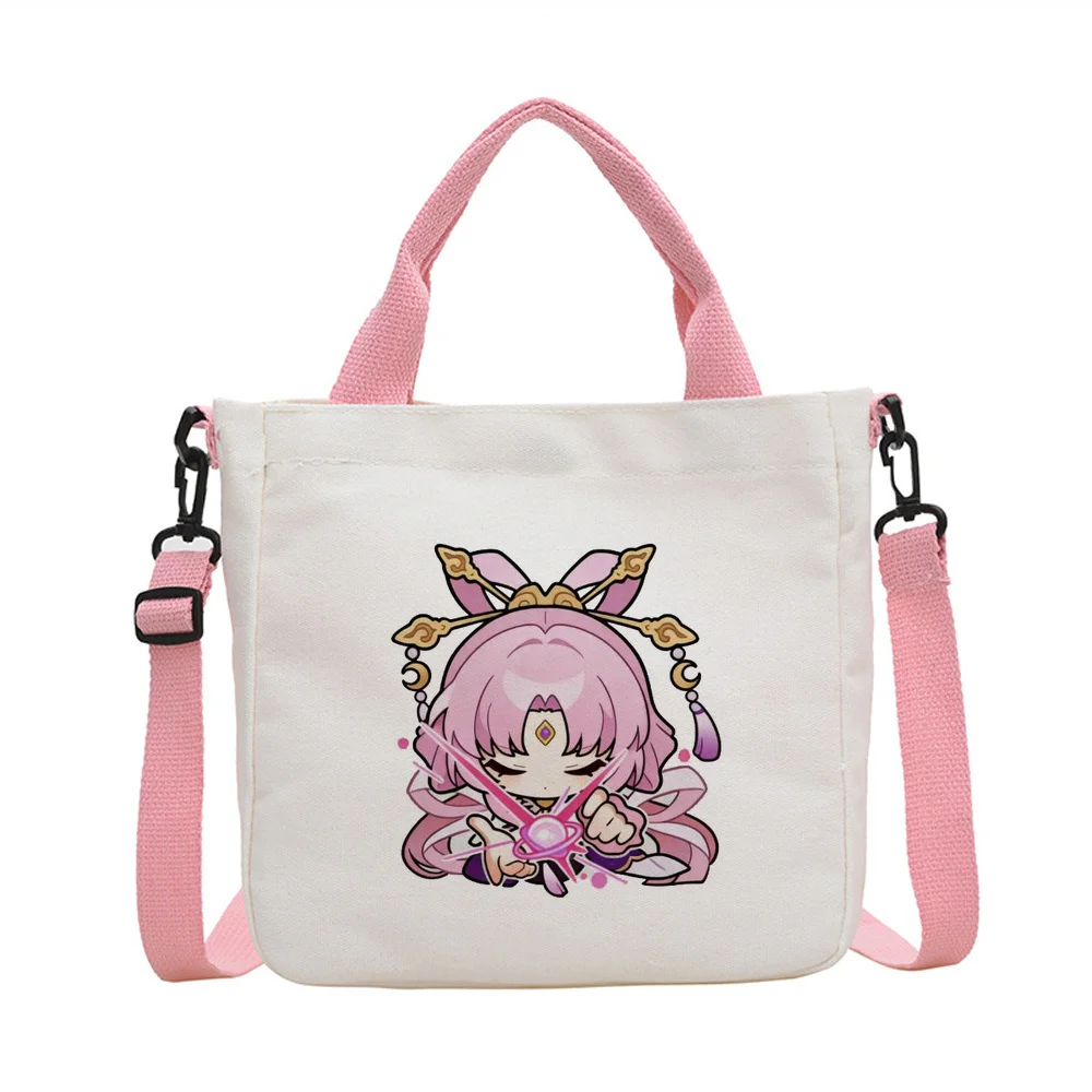 Honkai Star Rail tote bag y2k bolsas de tela sac cabas shoulder  femme