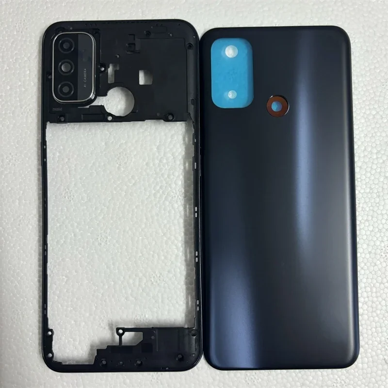 

Высококачественный чехол для OPPO A53S 2020 CPH2139 CPH2135, средняя крышка рамы + задняя крышка аккумулятора, крышка задней двери, запасные части