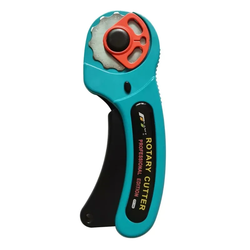 FT145 Rotary Cutter 45mm Punching Patchwork Roller Easy Tearing Tool for Paper Ticket Soft Sheet Cutting Gear Skip Blade