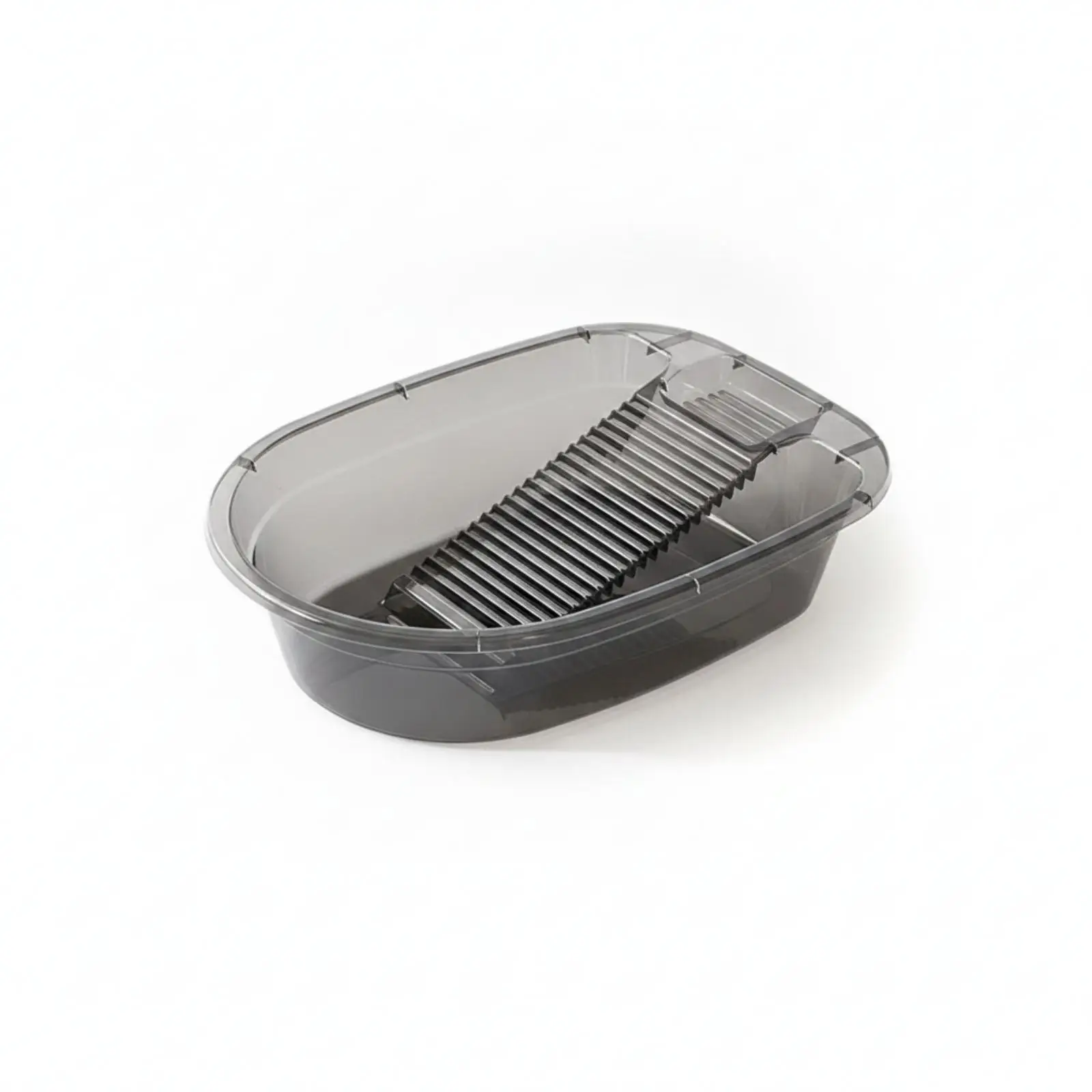 Washboard Basin Compact Laundry Basin Translucent Black