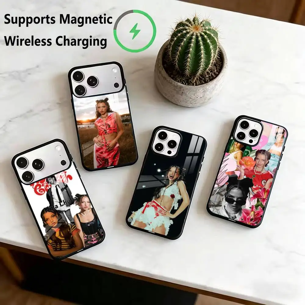Funda para Teléfono Nina Chuba Wildberry Lillet para iPhone 17, 16, 15, 14, 13, 12, 11 Plus, Pro, Compatible con Carga Inalámbrica Magnética