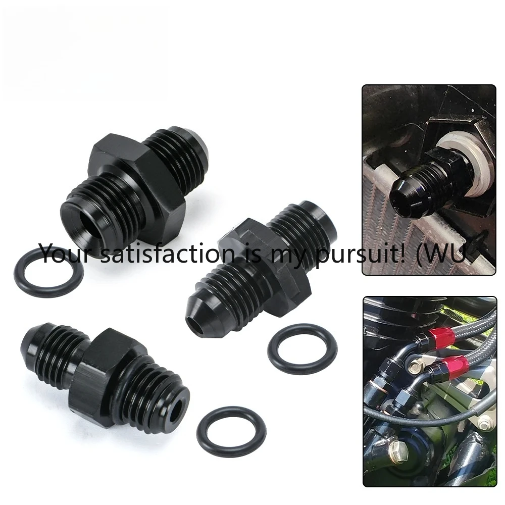 

4AN to M12*1.5 6AN To 5/8-18 Male Flare To Male Thread Turbo Feed Adapter Fitting for GT25/28/30/35/35R
