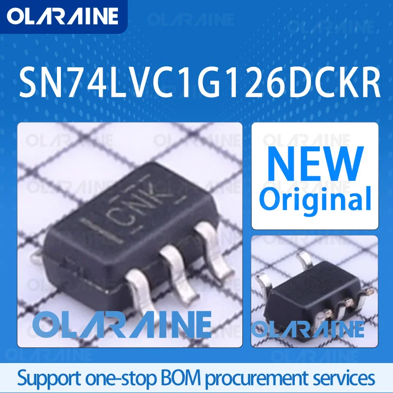 

10/50/100Pcs SN74LVC1G126DCKR SC-70-5 original 100% ic chip Buffers and line drivers 1 Output Voltage 5.5 V Current 10 uA