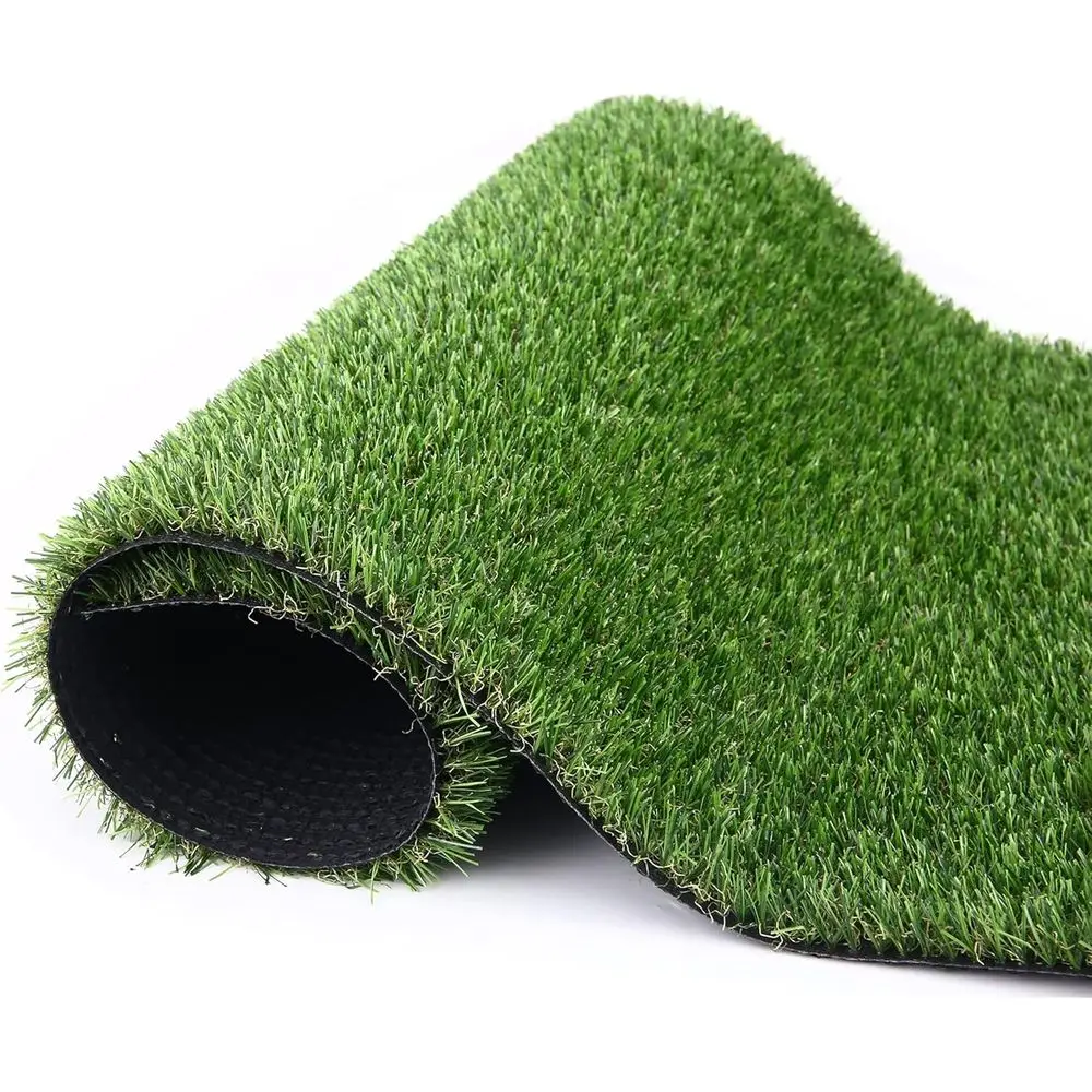 Artificial Grass Turf, 9ft x 15ft (135 sq ft) 20mm Pile Height Indoor Outdoor Synthetic Realistic Fake Astro Rug Carpet Mat for