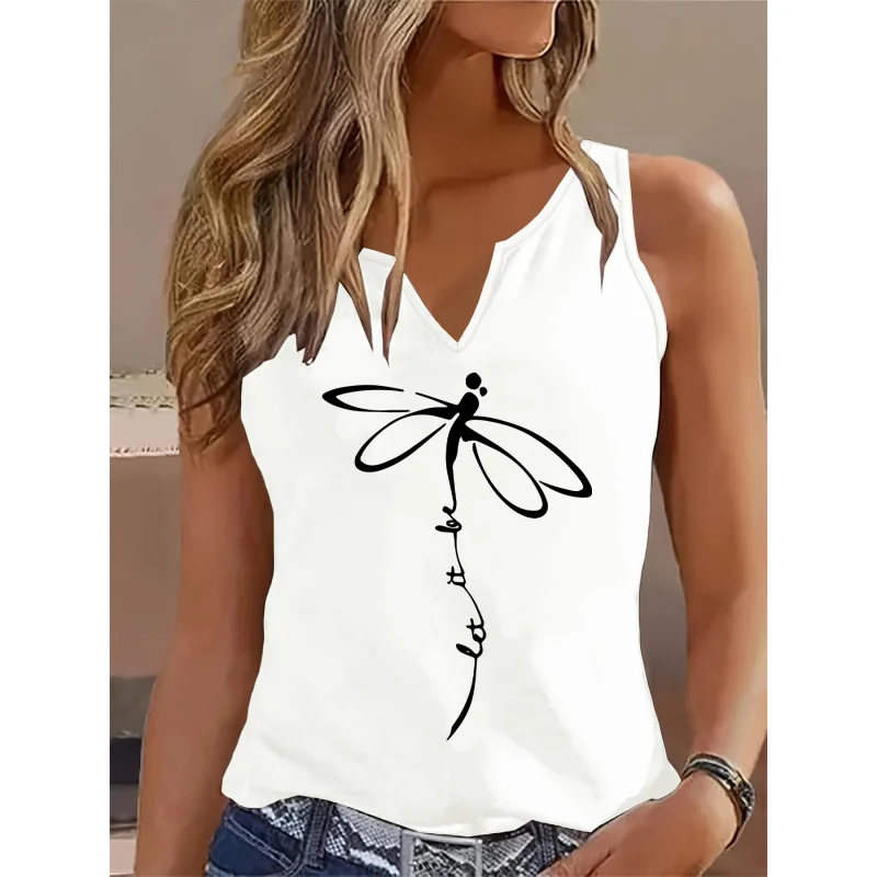 

Women'S Fashion Top, Featuring a Printed Design And, a Cool And Versatile Spring And Summer