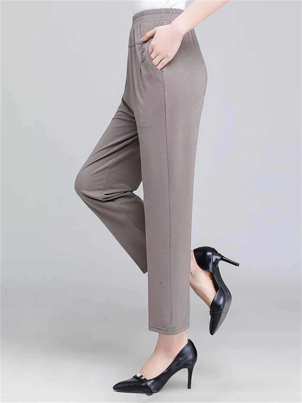 Casual hoog getailleerde baggy moederbroek Oversized stijl losse kantoor damesbroek Comfortabele Y2k-kleding Koreaanse populaire broek