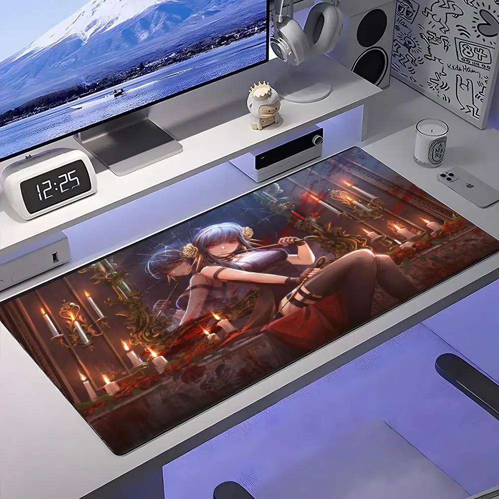 لوحة ماوس S-Spy Play H-House كبيرة مضادة للانزلاق من المطاط للألعاب لوحة مكتب متينة بحافة سميكة مناسبة للمكتب والغام