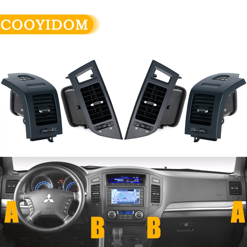 

Для Mitsubishi Pajero Montero V87 V93 V95 V97 V98 2007-2022 Внутренний воздуховод кондиционера / Выход воздуха из кондиционера