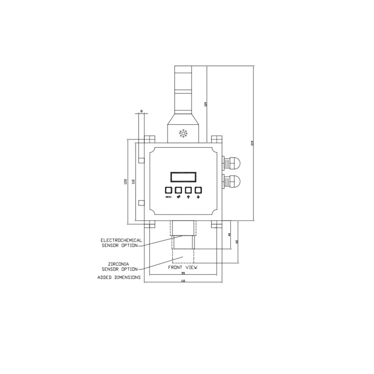 Suitable for Ntron Ambient Oxygen Monitors