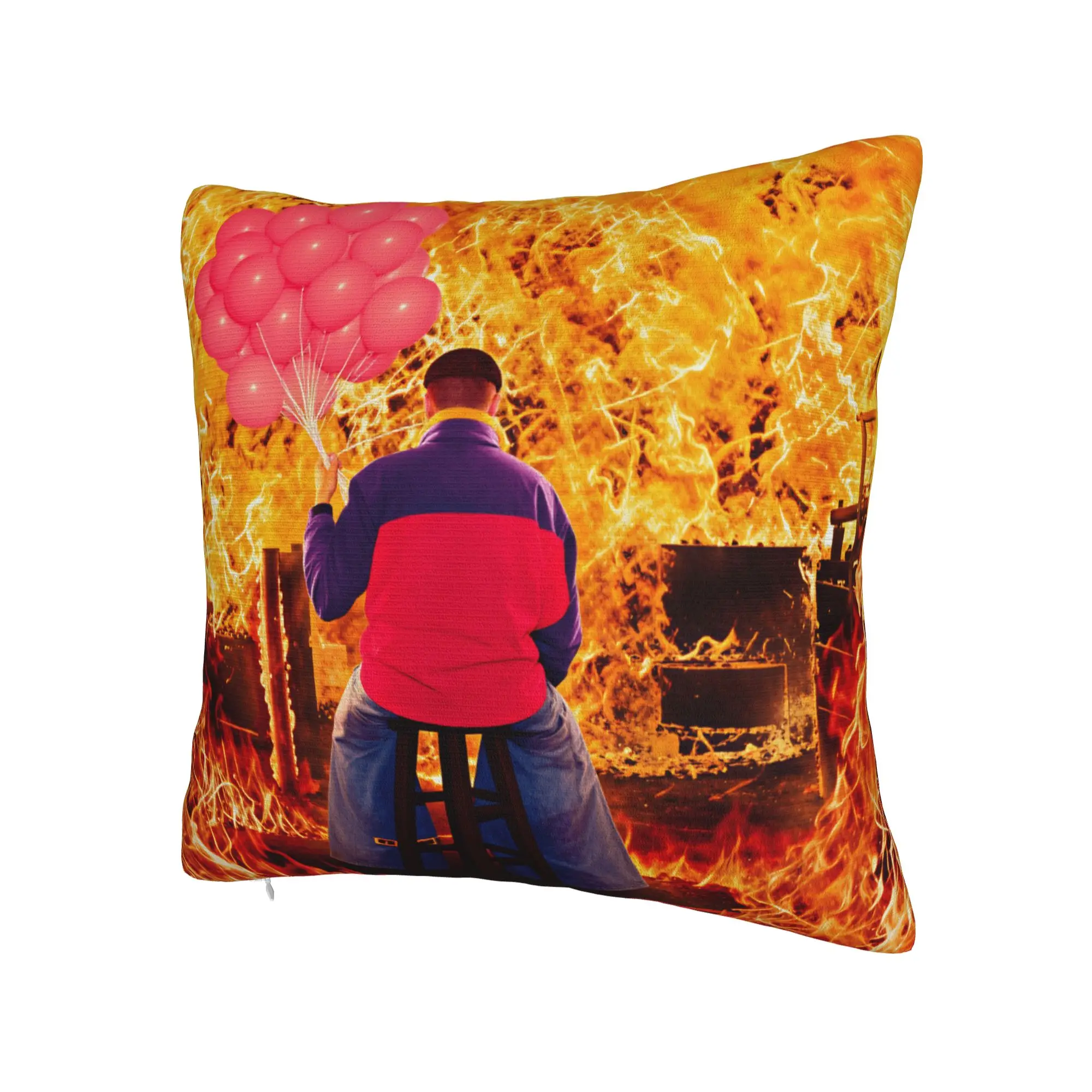 Pillow Case Singer Oliver Tree Soft  Pillow Cover For Living Room Chair Retro Trendy Pillowcases