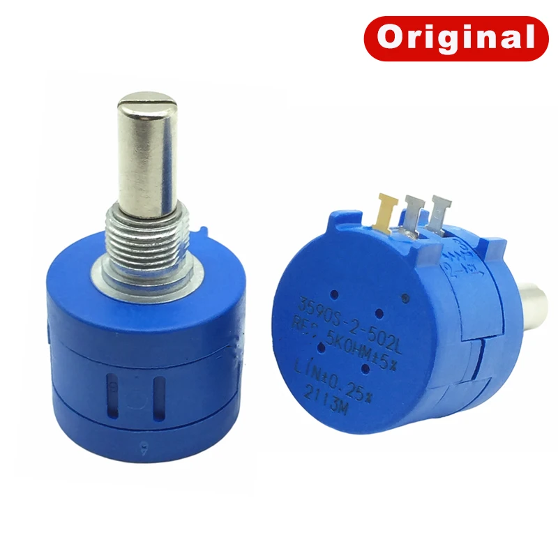 

1pcs Genuine 3590S-2-501L 102L 202L 502L 103L 203L 503L 104L 500Ω 1K 2K 5K 10K 20K 50K 100K Ohm Multiturn Potentiometer