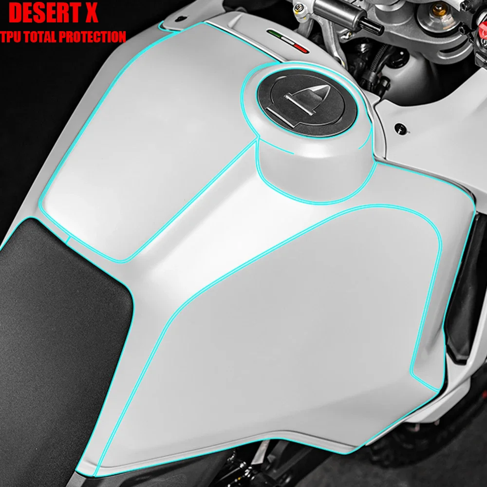 

For Ducati Desert X DESERTX 2023 2024 Paint Protection Film Body Protection Sticker DesertX TPU Total Protection Kits