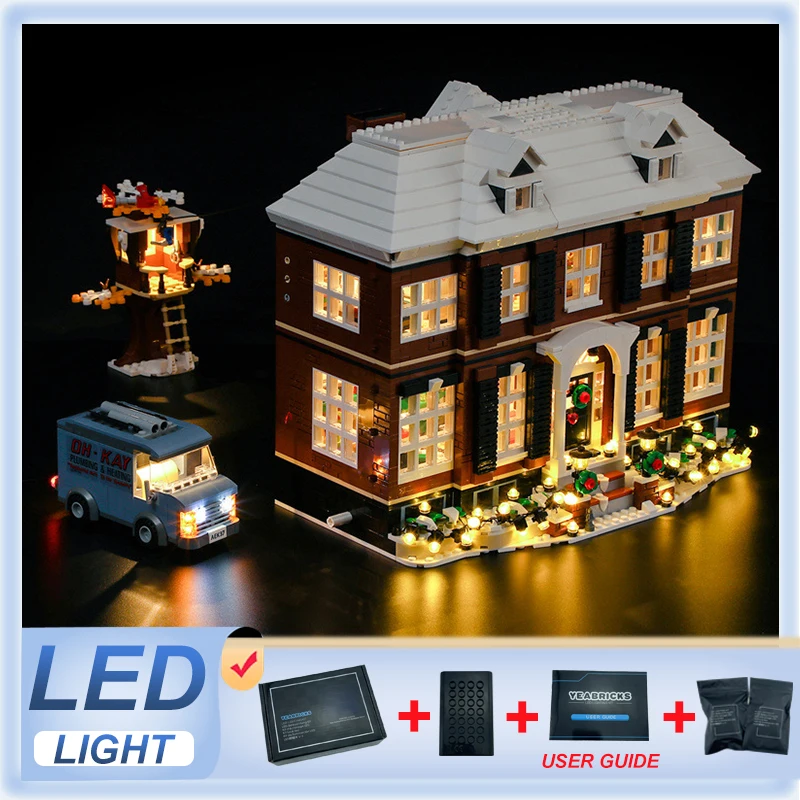 

DIY LED Light Kit For LEGO 21330 Home Alone (Only LED Light,Without Blocks Model)