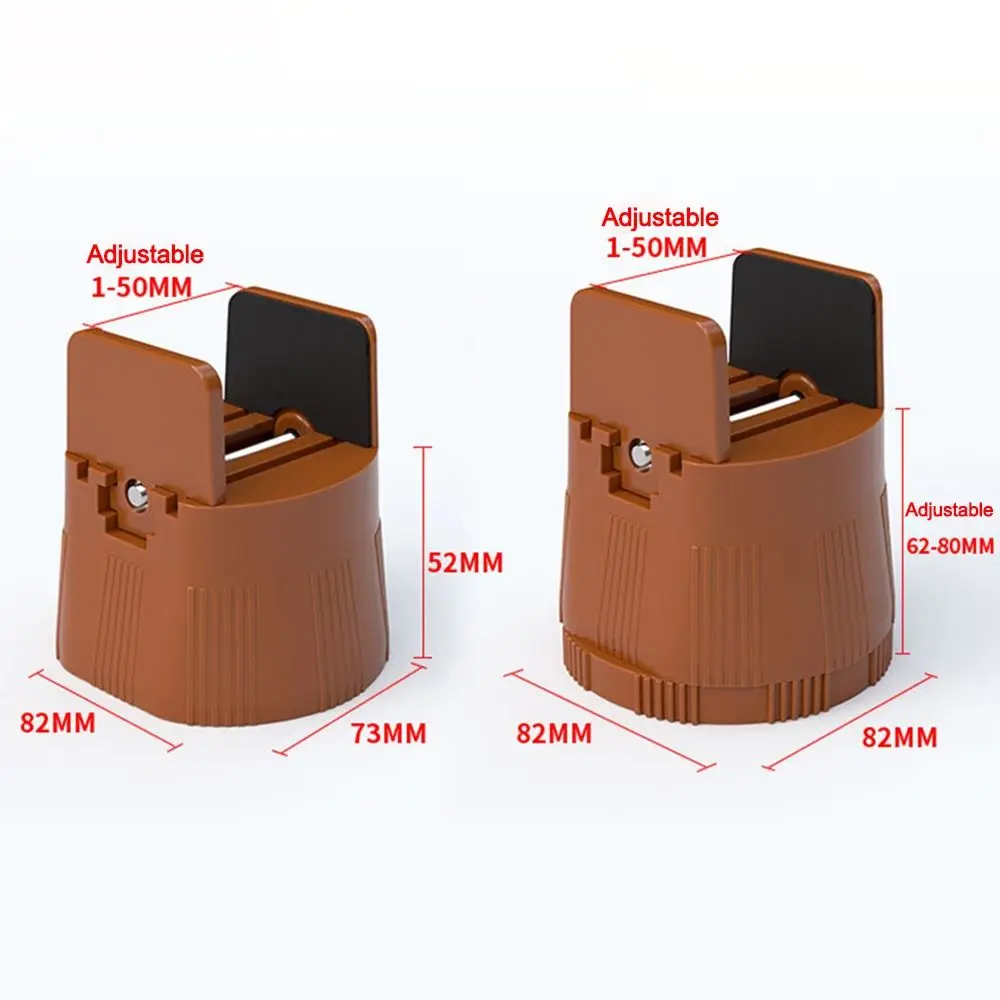 Reduce Noises Tools Bed Furniture Risers Shockproof Raise Height Shock Mute Mats Non-slip Adjustable Table Mats image 6