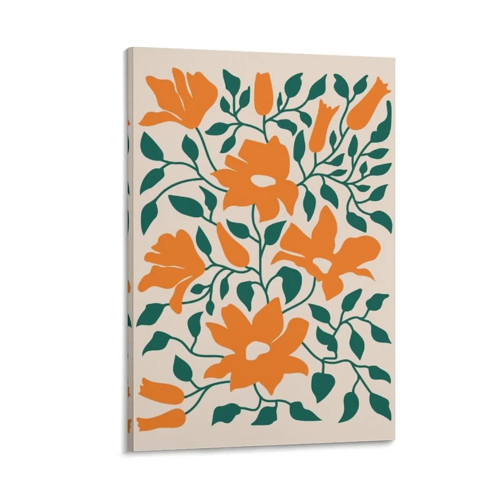 

Tangerine & Pine: Matisse Flowers & Leaves Canvas Painting fashion wall paintings home decors accessories luxury home decor