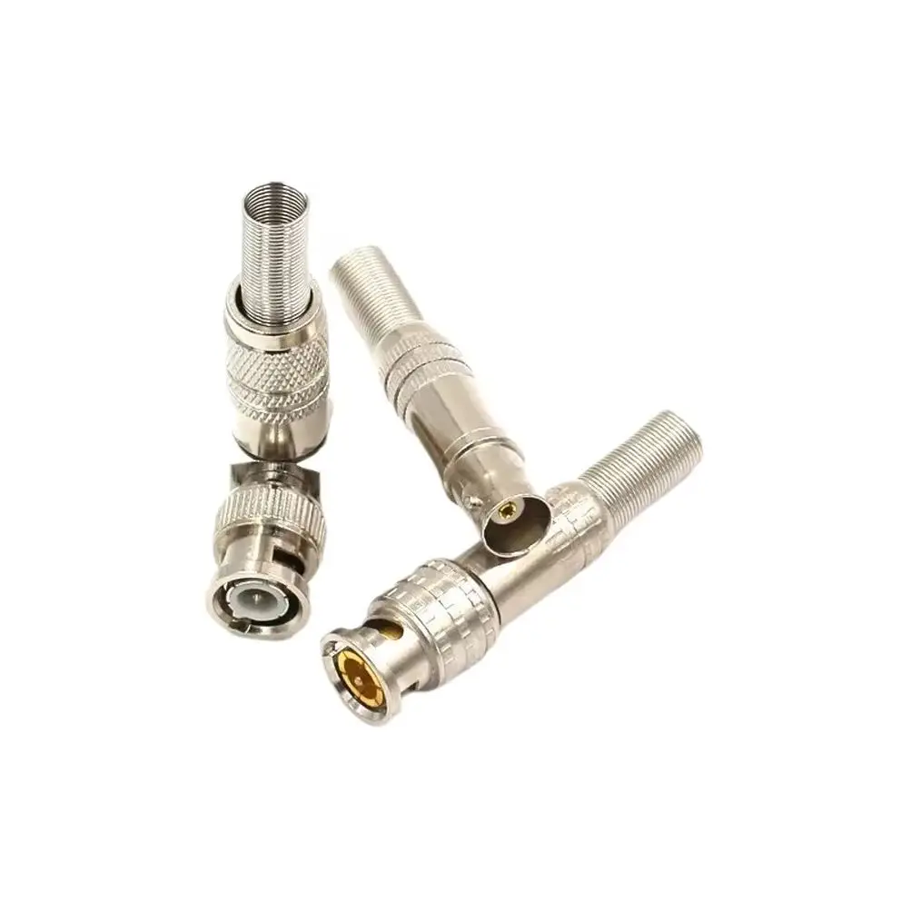 1PCS BNC-J-3/BNC-K/J-5 Tejiate Solderless Connector for Security CCTV Male and Female Adepter