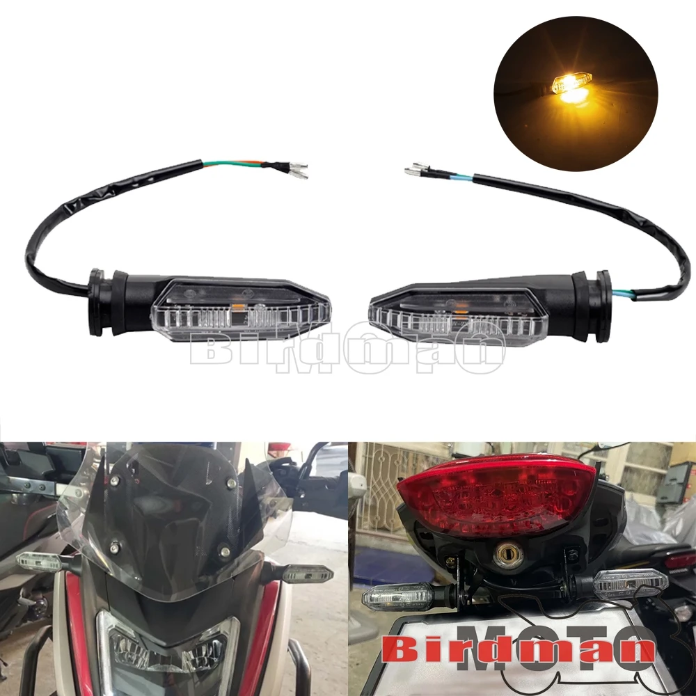 Motor LED Turn Signal Light For HONDA CB125R 150R 250R 300R 650R 1000R 1100RS  CRF 250L 300L Rally CRF450L CBR 250RR 500R 600RR