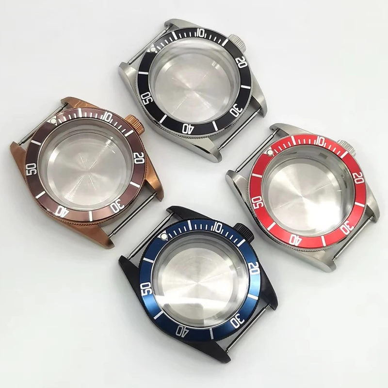 40mm Luxury Watch Case Strap Sapphire Glass For Submariner Nh35 Nh36 Nh34 Nh72 Miyota 8215 Eta 2824 Watch Accessories 120 Clicks