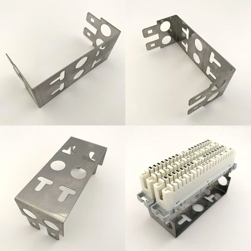 MT-2201 Krone Type Back Mount Frame for Krone LSA Module Telephone Module Bracket 1/2/3/5 Rows