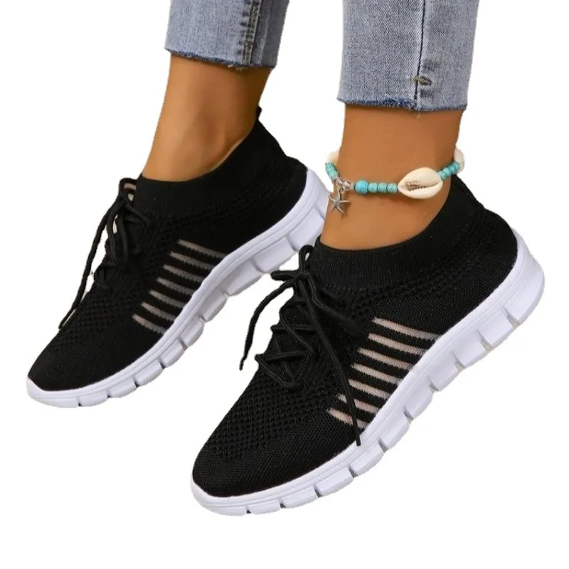 

Кроссовки женские на платформе, повседневная спортивная обувь из ткани с воздухопроницаемостью, обувь для бега на открытом воздухе