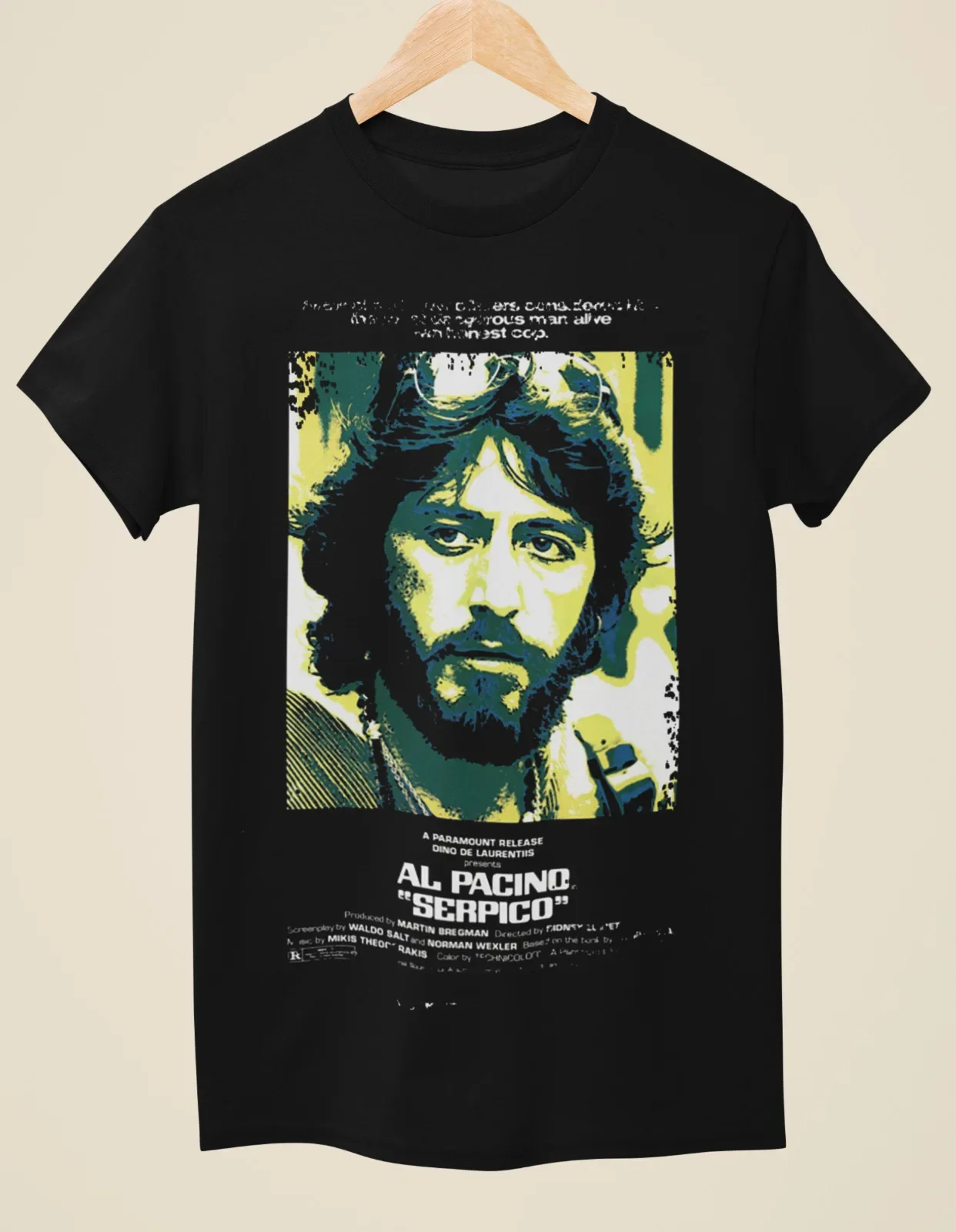 

Serpico - Movie Poster Inspired Unisex Black T-Shirt