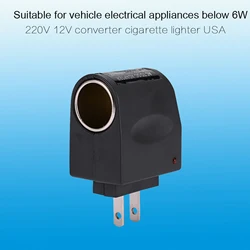 Wall Power AC to 12V DC Car Charger Cigarette Lighter Converter Adapter US EU Plug
