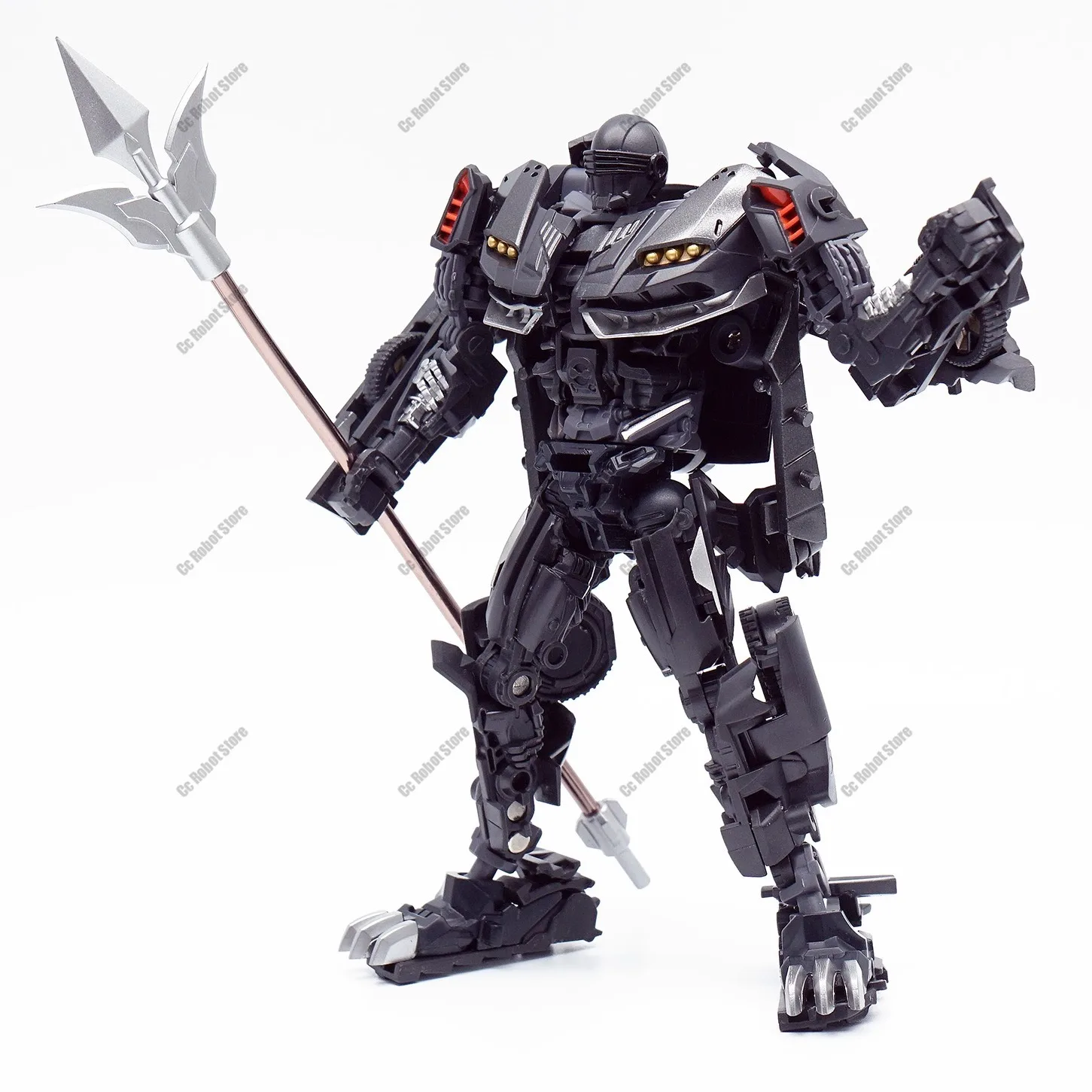 Op voorraad PT-12 Three-Change Warrior Black Ninja actiefiguur speelgoedcadeau verzamelobject