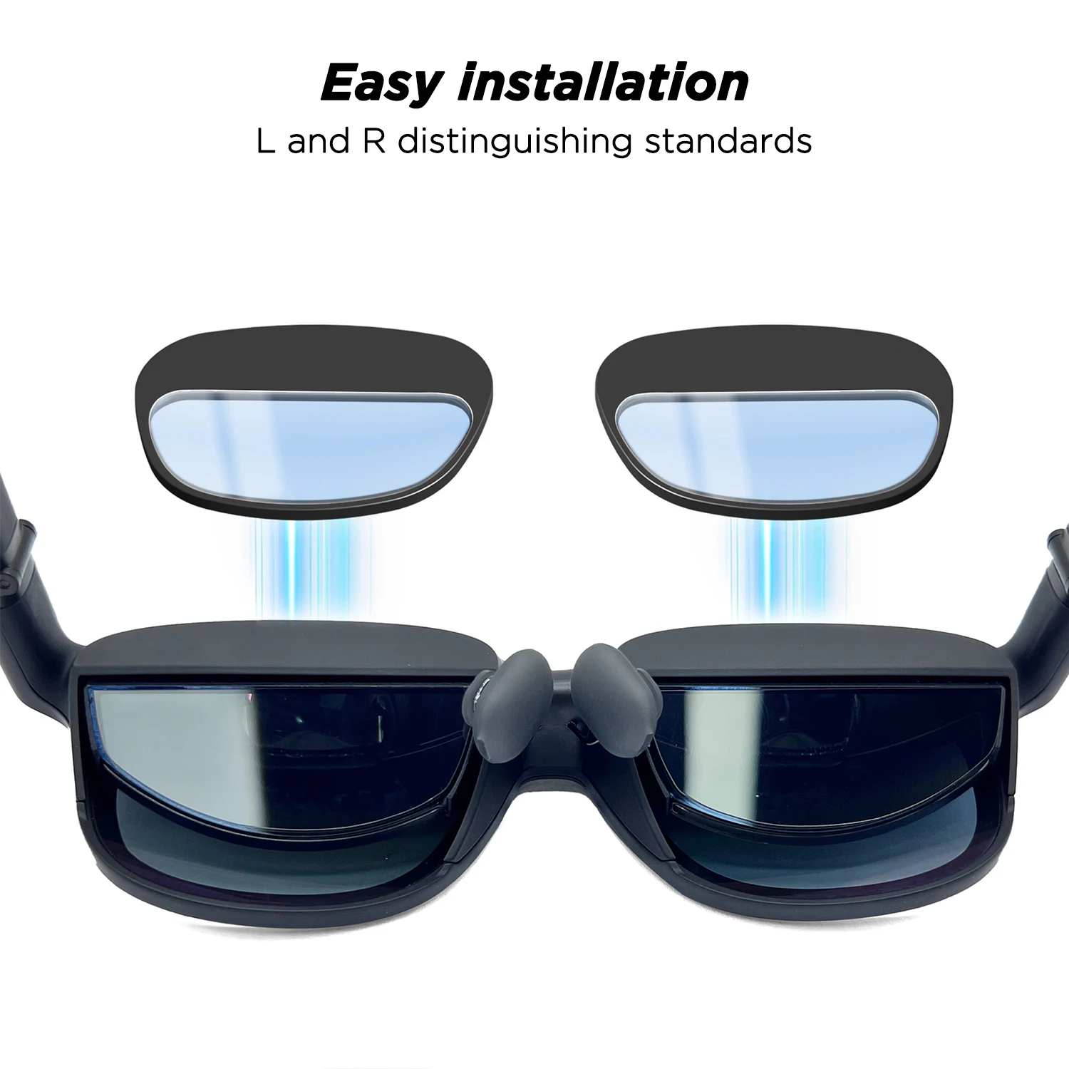 Für VITURE Pro / Beast / XR/AR Smart-Brillen: Myopie-Linsen, Astigmatismus-Linsen, Blaulichtfilter, Blendschutz, individuell angepasste Korrektionsgläser – Detail 4