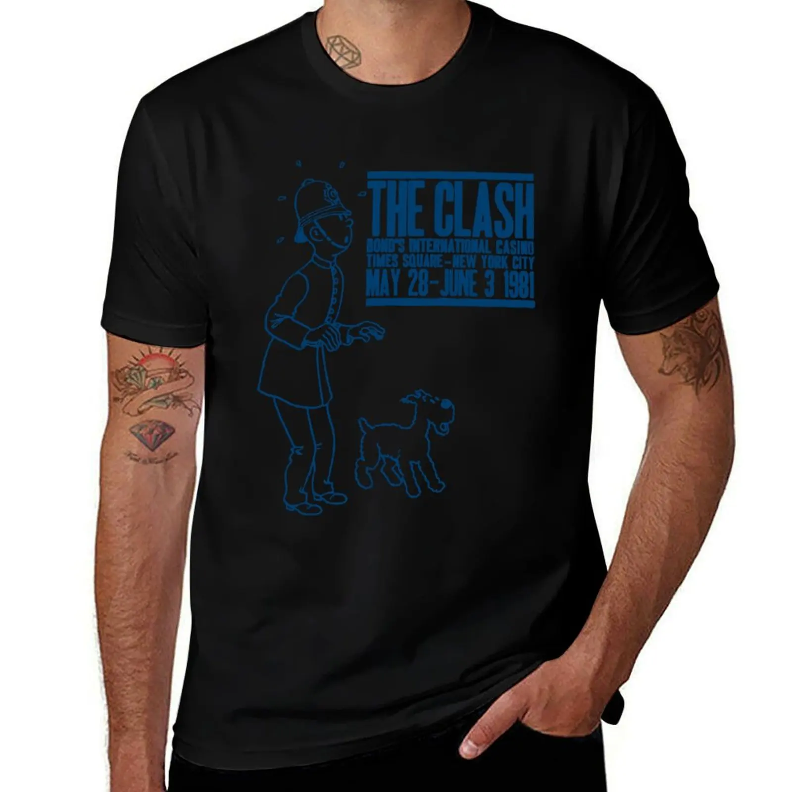 The bobby and The Clash T-Shirt man t shirt summer T-Shirt