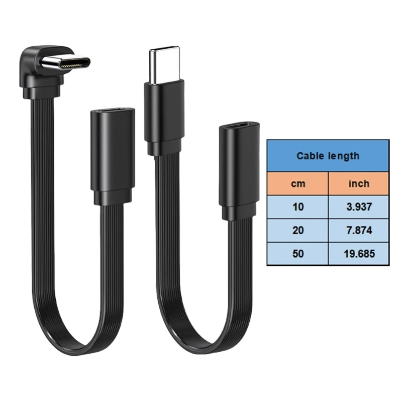 Dây dữ liệu USB Type C Cáp nối dài nam sang nữ cho thiết bị sạc nhanh