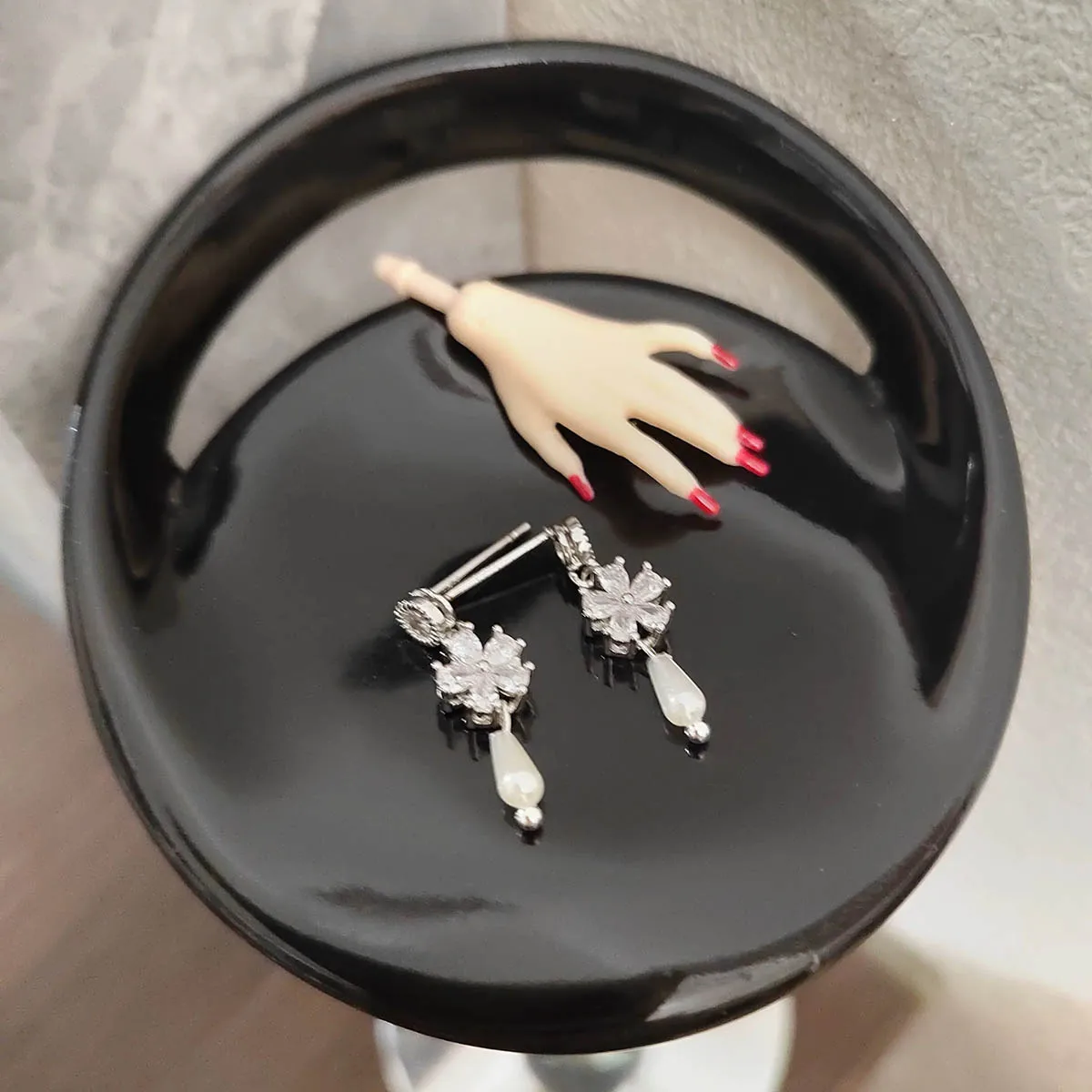 1/6 Supermodel Puppe Schmuck Zubehör Stadt Mädchen Mode Perle Diamant Ohrringe Für 30 cm Prinzessin Puppe Luxus Dress Up