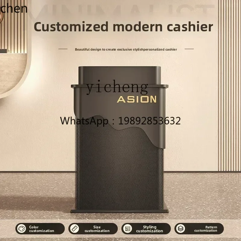 DSA Welcome Store Small Cashier Typhoon Front Desk Restaurant Reception Desk Inquiry