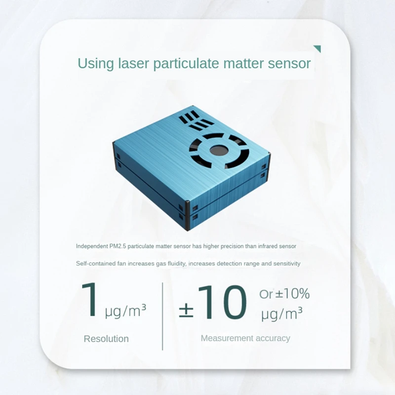 Tuya Wifi Smart Temperature & Humidity PM2.5 Air Quality Monitor Universal Portable 1 PCS