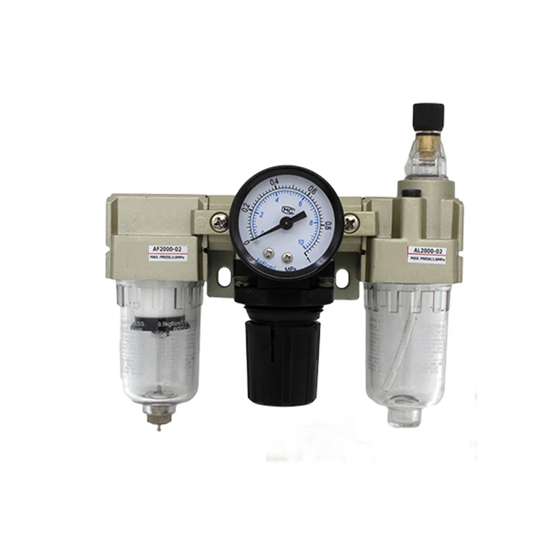 

1 pcs AC4000-06 AC4000-06D Air Filter Pressure regulating valve Lubricator Combination