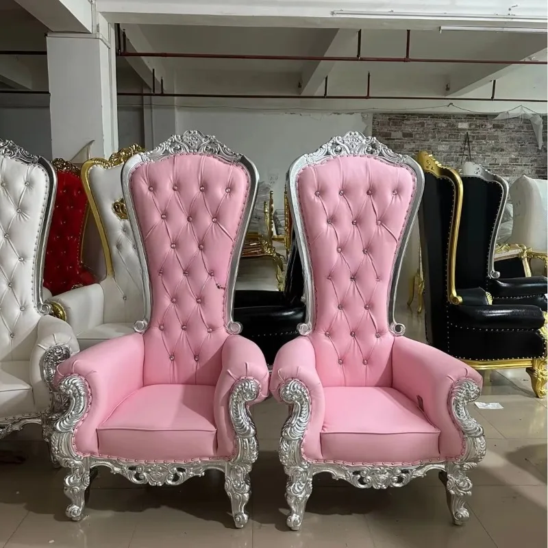 YZ-8   Solid Wood King Chair - Perfect for Weddings, Hotels, and Clubs - High-back Design
