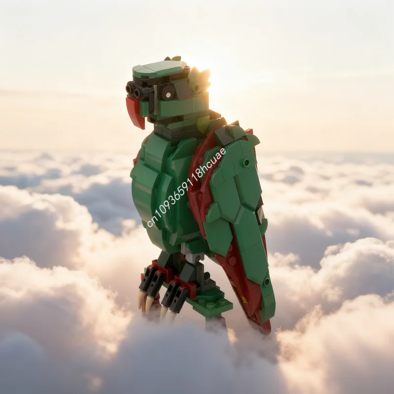 

306pcs MOC Creator 3 1 Parrot Model Building Blocks Toy Construction Christmas Gifts DIY Assemble Creative Brick Idea Education