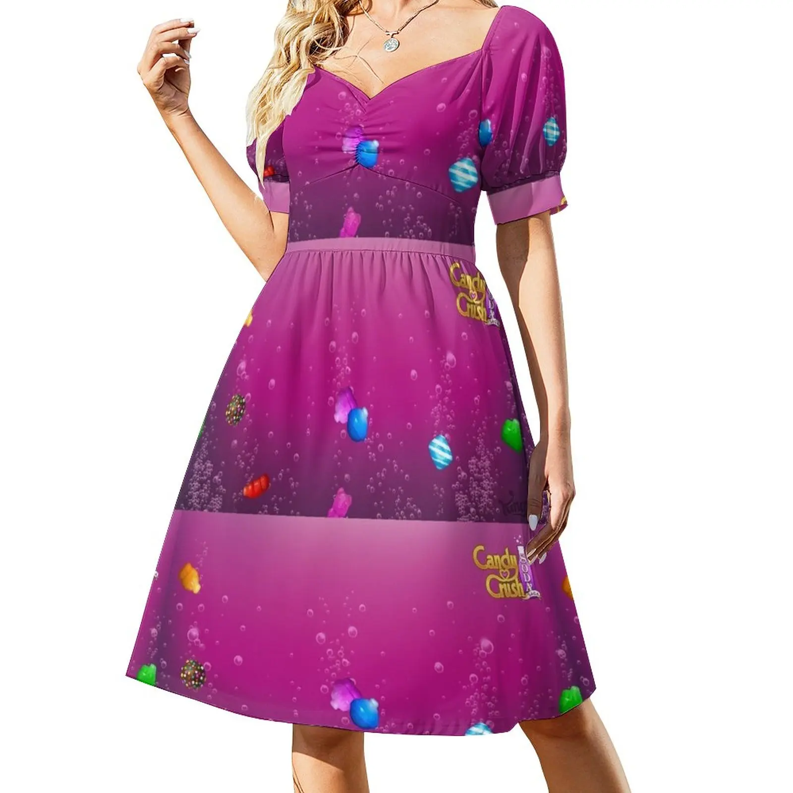 

candy crush soda saga Sleeveless Dress Dresses for wedding party purple dress women's fashion dresses