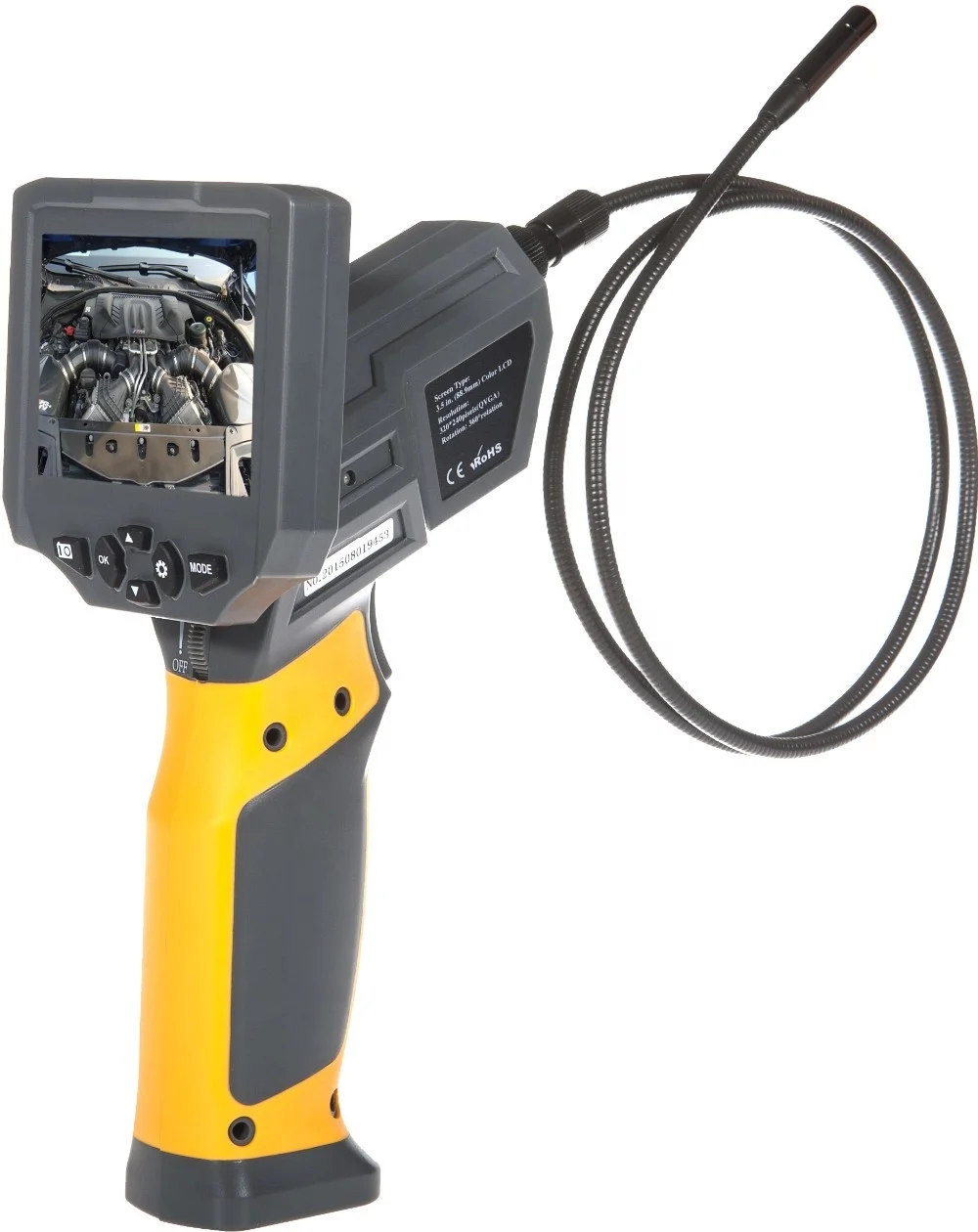 Hti Video Camera Car Automobile Vehicle Inspection Endoscope Hd Borescope Engine Repair Tools Supermarket Borescope 1w Led