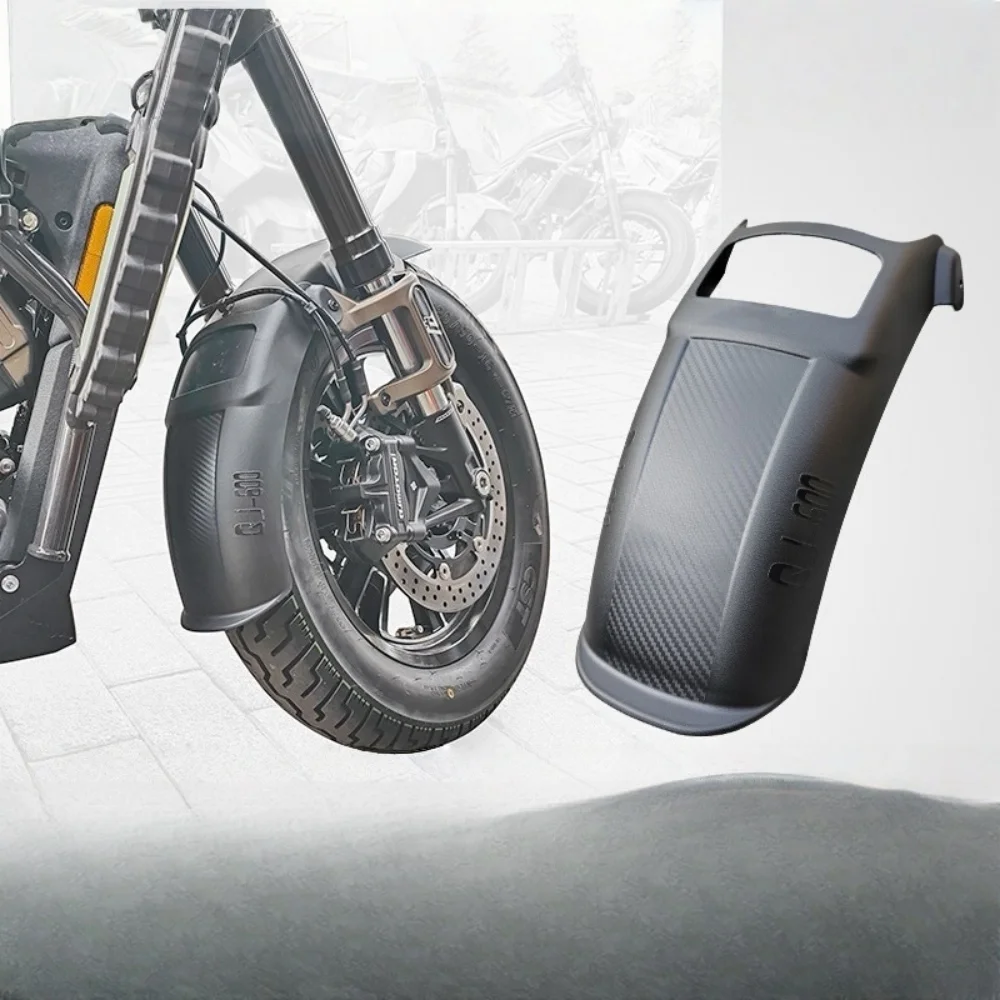 【Good quality】For QJMOTOR SRV 600 front fender extended fender shield QJ srv 600 fender tile anti-mud and water splash