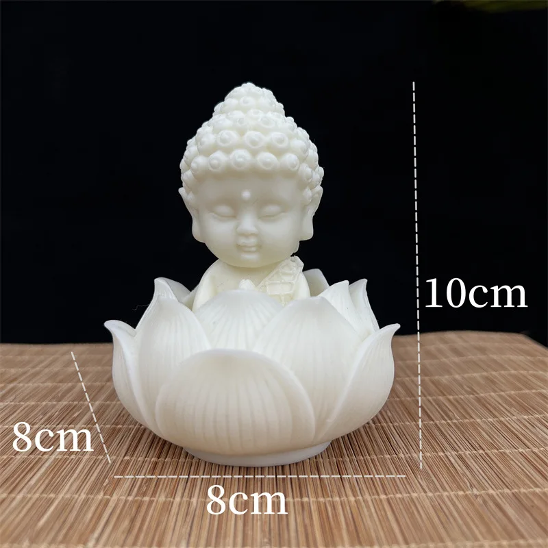 Ivory Nut Bodhi Fruit Baby Buddha Lotus Bottom Office Decoration Baby Buddha Bodhisattva Tea Ornaments Crafts Car Home