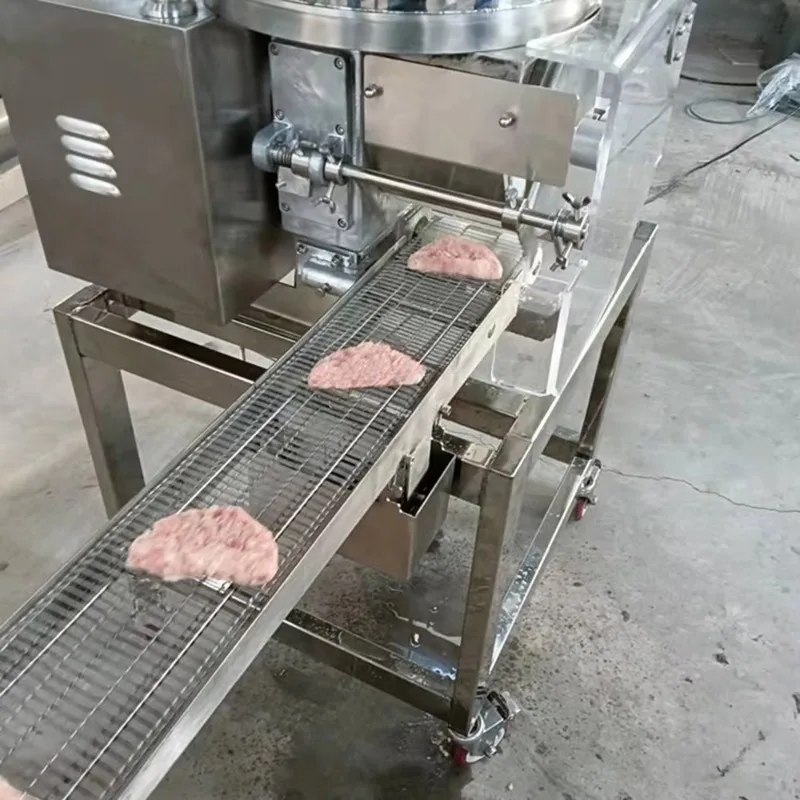 Automatic Industrial Burger Patty Making Machine for Pressing Shaping Beef and Meat Patties Burger Patty Machine