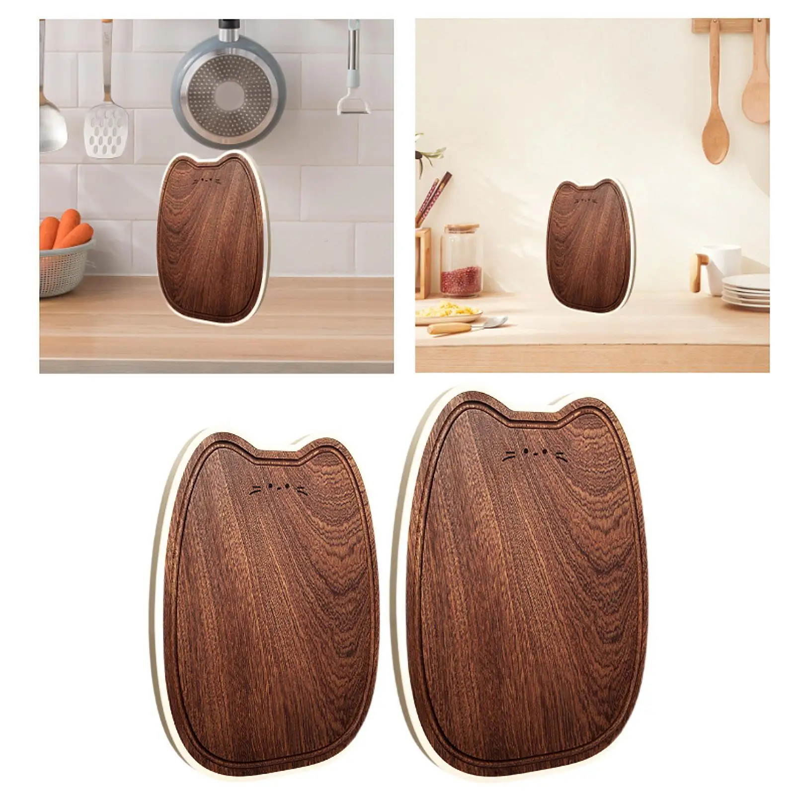 

Wood Cutting Board Multifunctional Serving Board for Vegetables Steak Meat